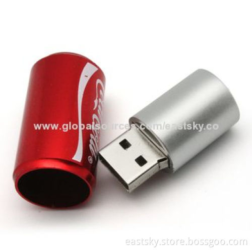 Can Style USB Flash Drive, ESU-T13, Supports Plug-and-play Function, No External Power Supply Needed